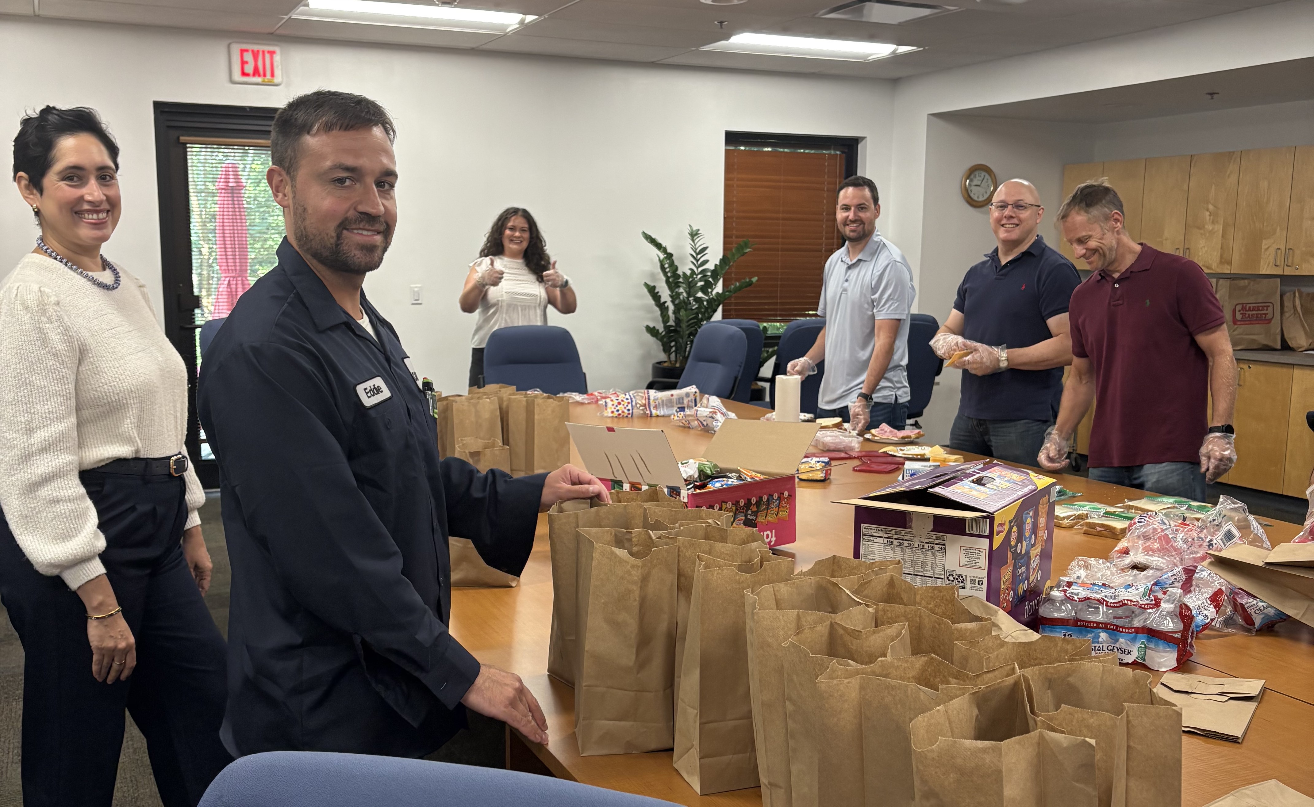 Emmaus House lunch donation