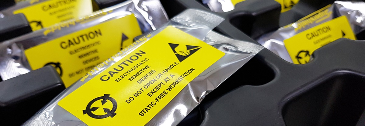 Conductive ESD banner