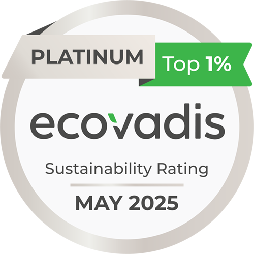 EcoVadis Platinum Rating 